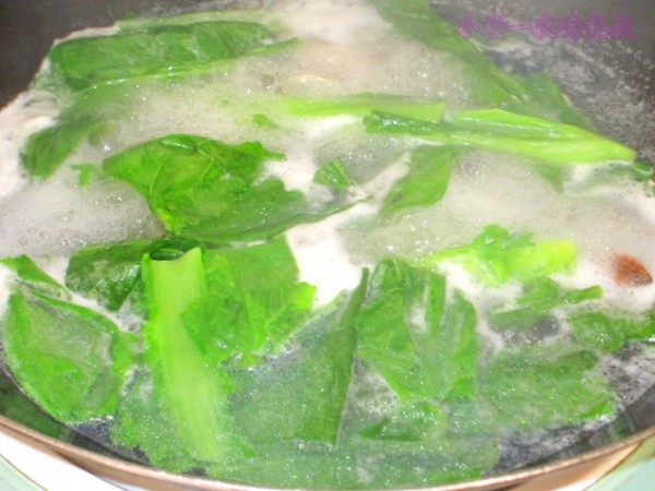 车螺芥菜汤步骤5