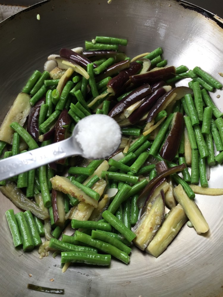 豇豆烧茄子步骤15