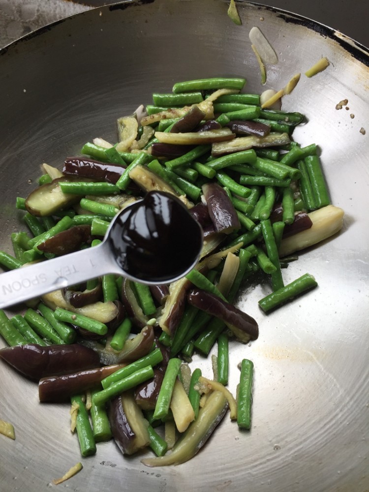 豇豆烧茄子步骤17