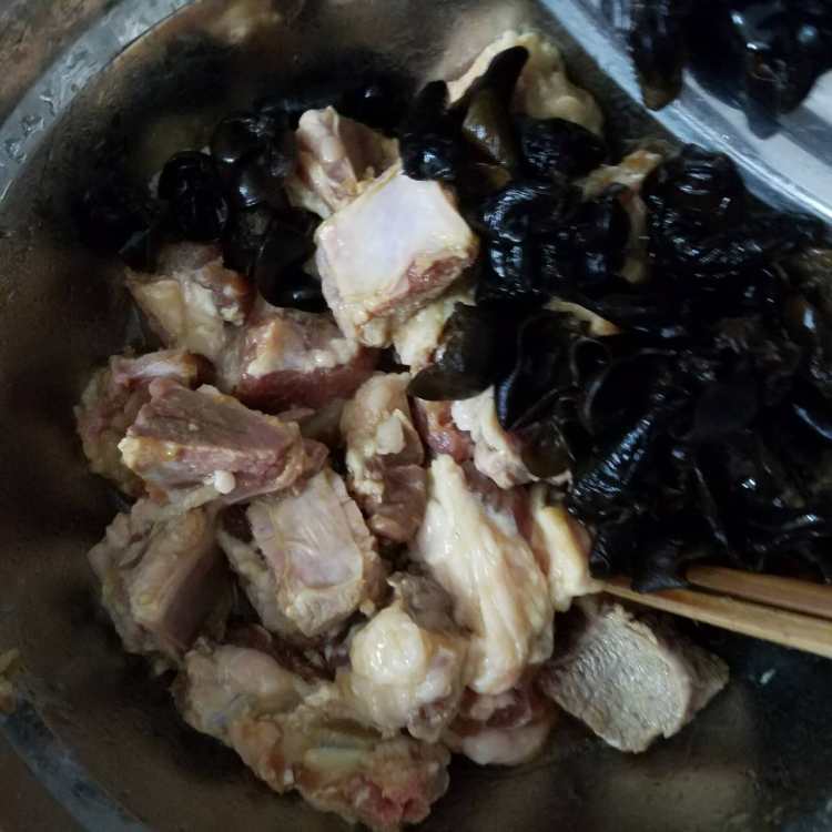 木耳蒸排骨步骤4