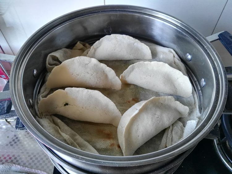 杂粮莜面素包子步骤14
