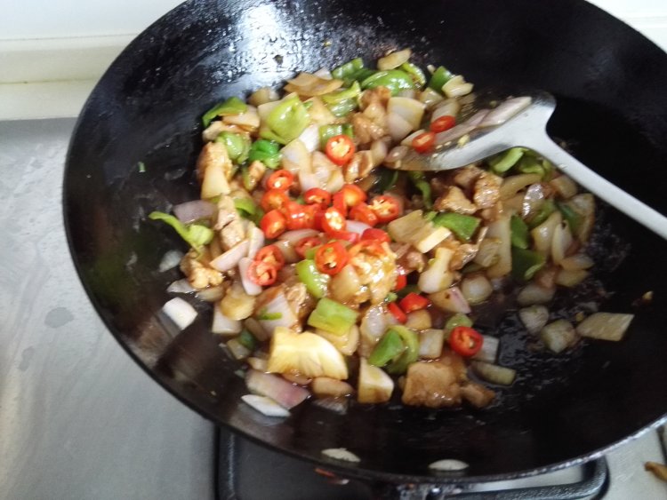 洋葱肉丁步骤8