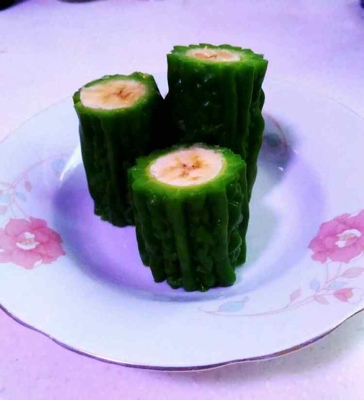 蜜汁苦瓜酿香蕉步骤5