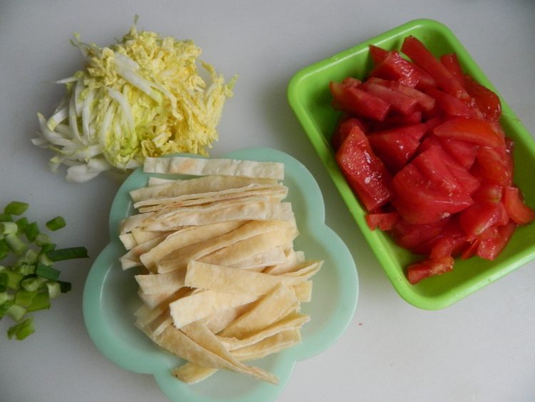 家常素烩饼#新鲜从这步骤2