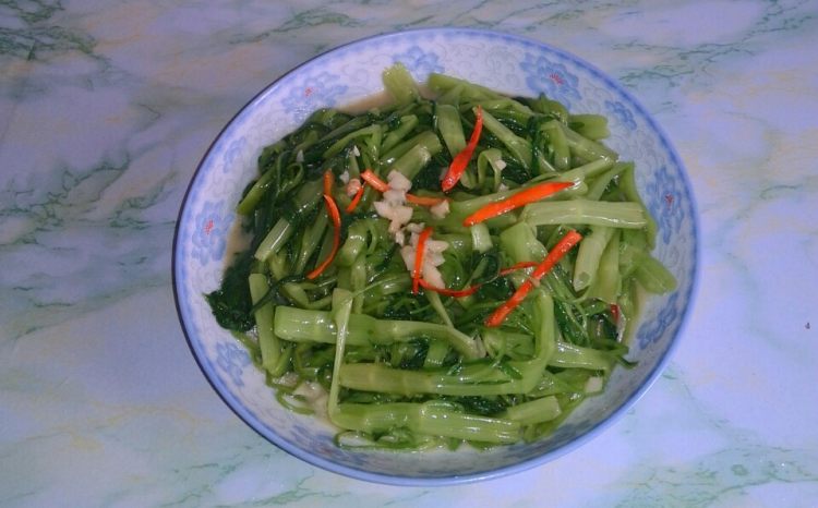 椒丝腐乳通菜步骤9