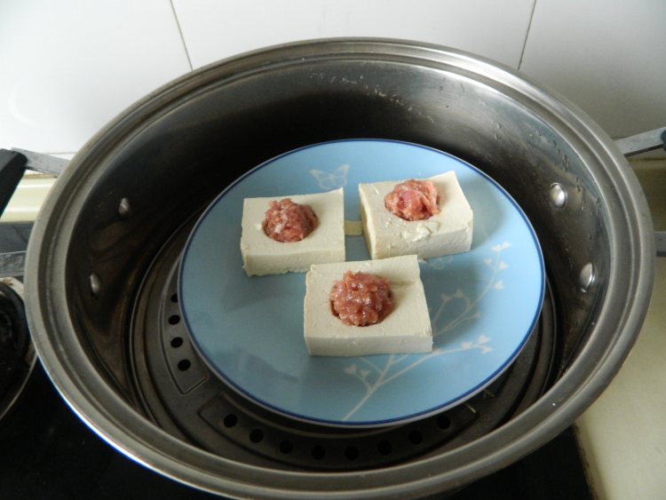 果酱蒸豆腐#多效护理步骤6