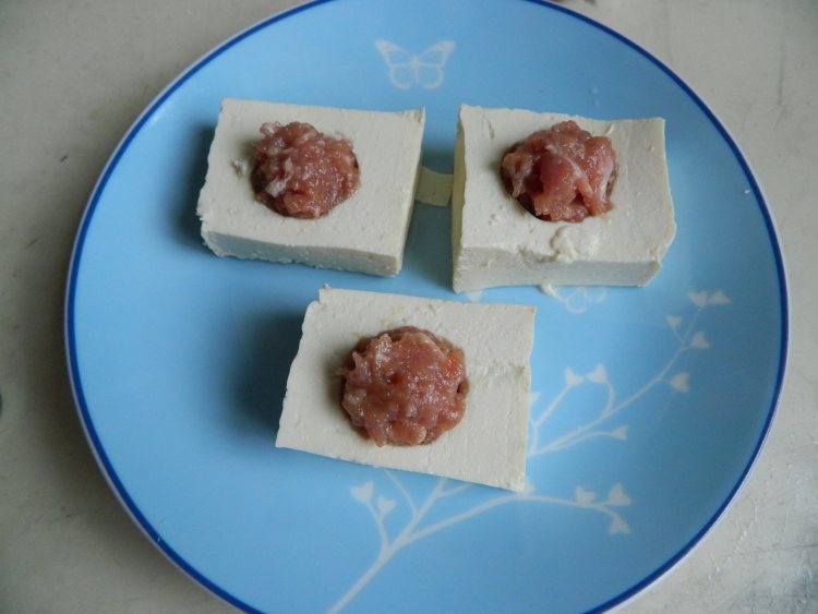 果酱蒸豆腐#多效护理步骤5