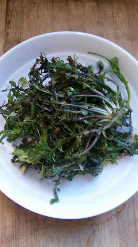 蛋皮荠菜卷步骤3