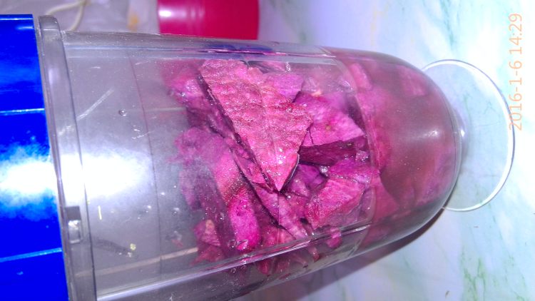 紫薯玫瑰馒头步骤1