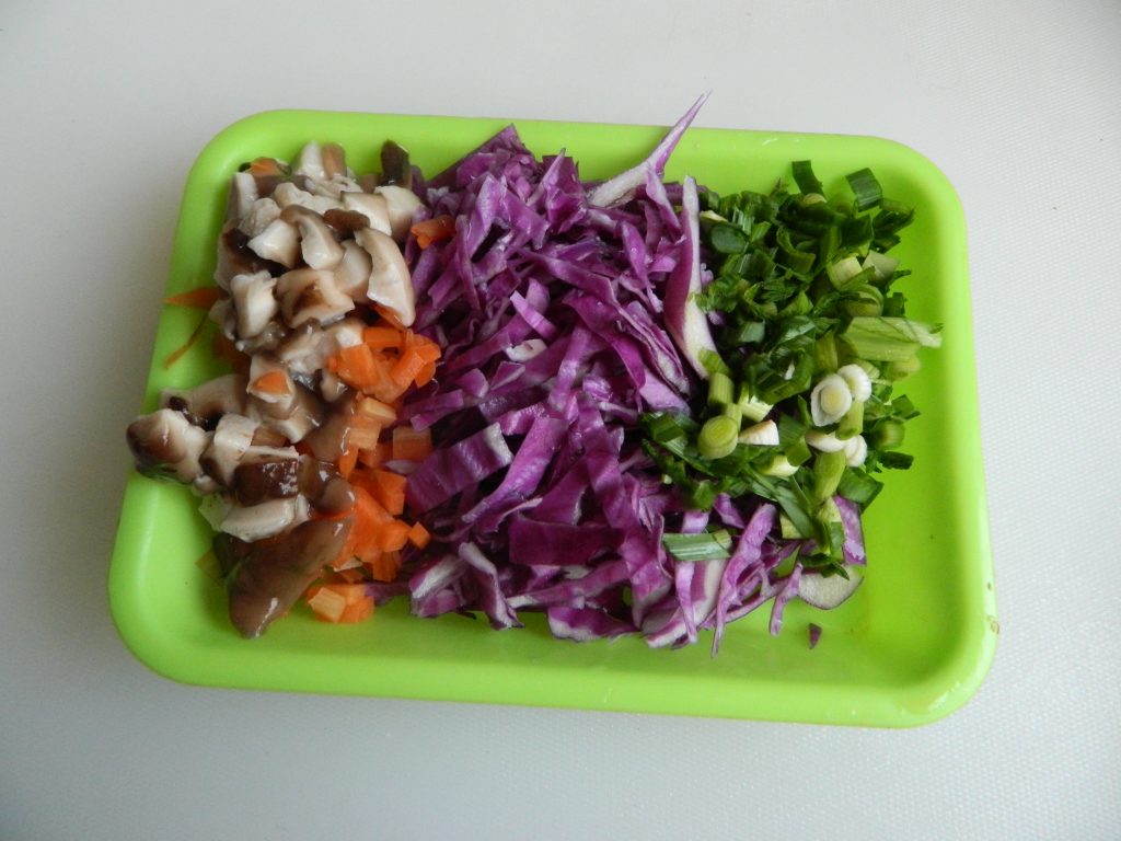 紫甘蓝营养蔬菜饼步骤3