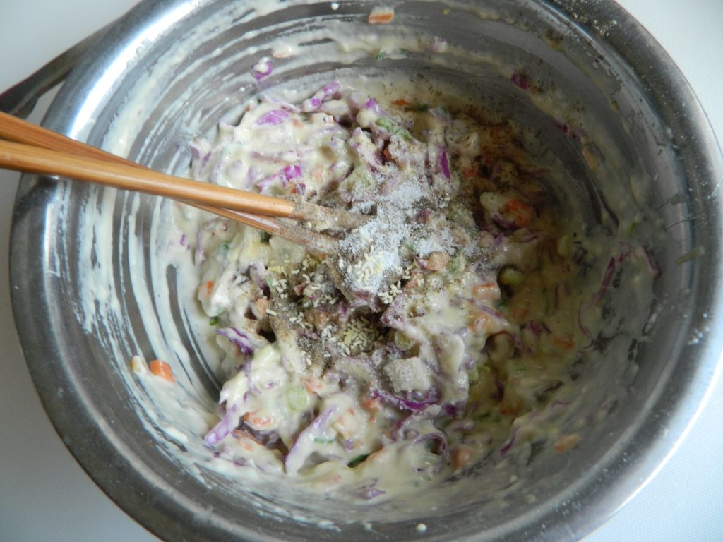 紫甘蓝营养蔬菜饼步骤5