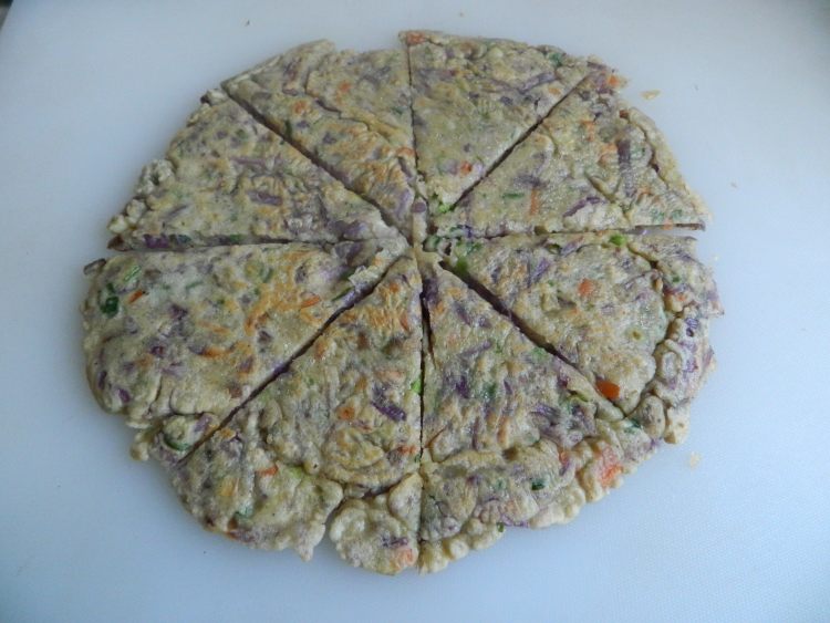 紫甘蓝营养蔬菜饼步骤9