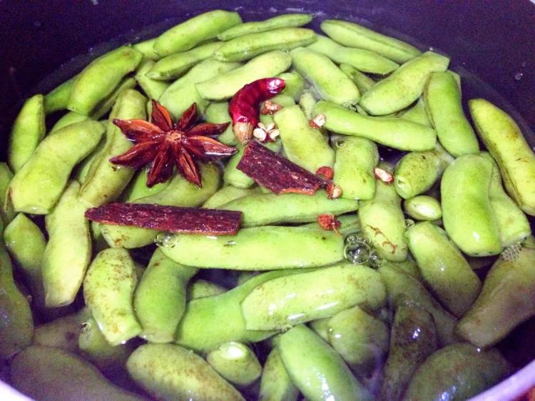 水煮毛豆步骤5