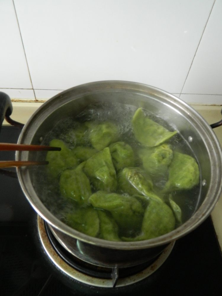 菠菜素馅水饺步骤17