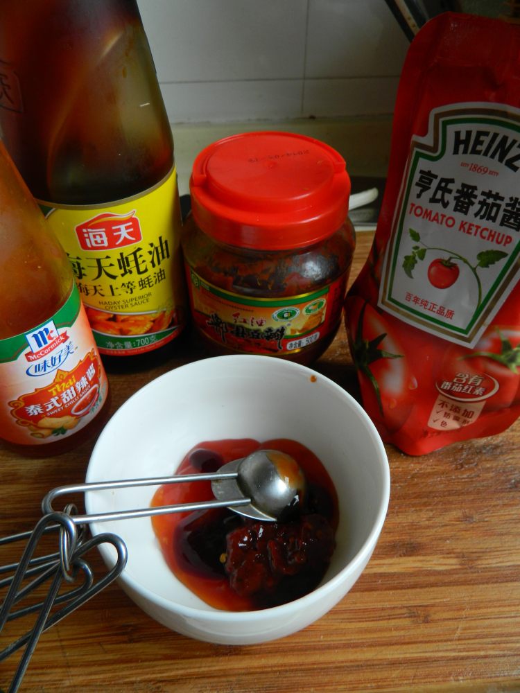 肉末蒸茄子步骤2