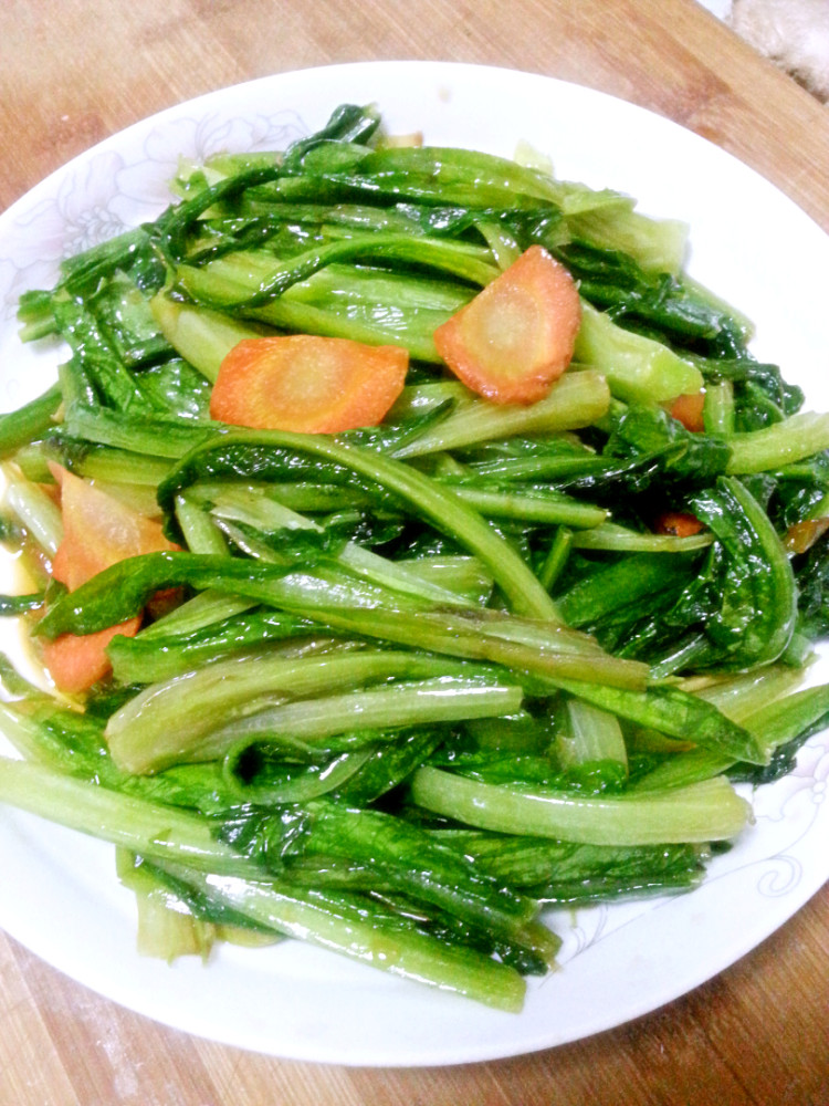 烧油麦菜步骤6