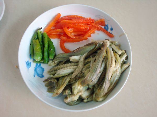 烧双椒擂茄子步骤4