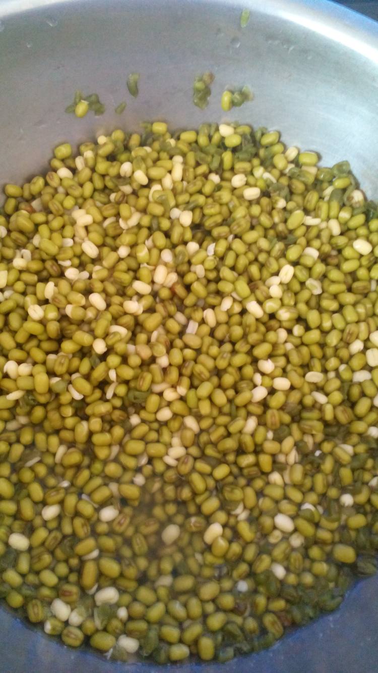 蜜豆绿豆糕步骤2