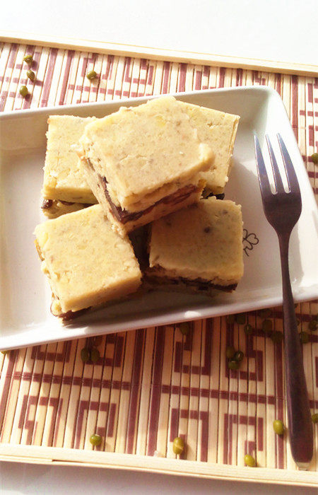 蜜豆绿豆糕步骤15