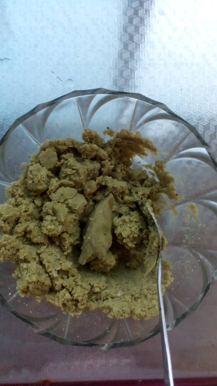 抹茶奶香绿豆糕步骤13