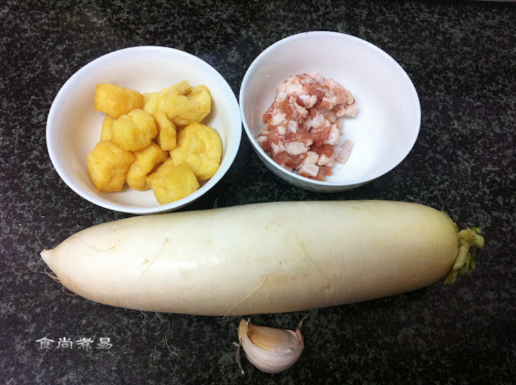 肉末萝卜丝步骤1