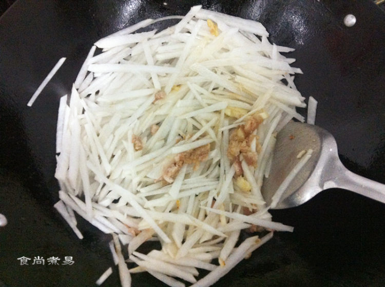 肉末萝卜丝步骤5