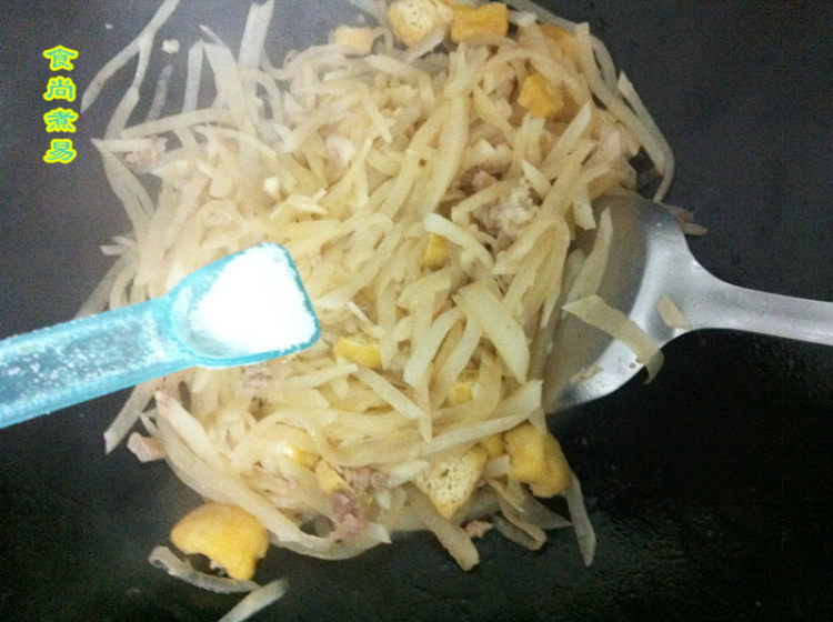 肉末萝卜丝步骤9