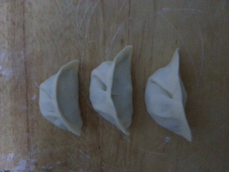 苦瓜鸡蛋水饺步骤8