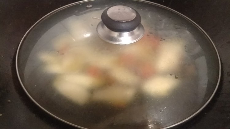 红萝卜煮蘑菇步骤12