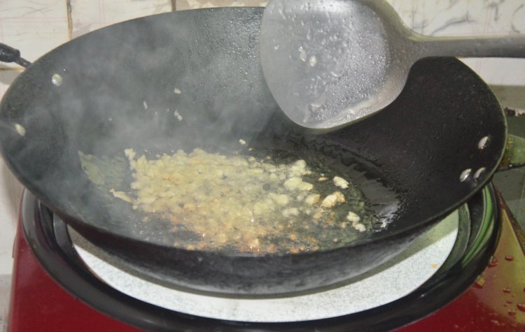 家常炒青菜步骤3