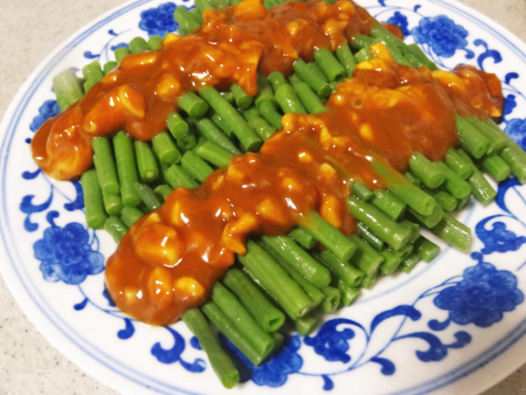 花生酱拌豆角步骤9