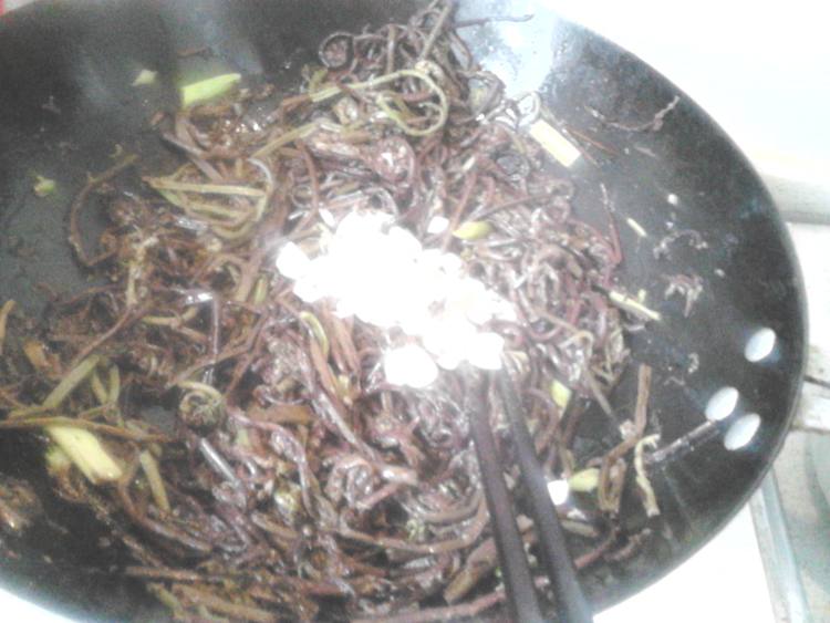 蒜香猴腿菜步骤10
