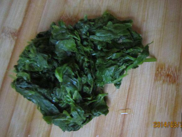 五彩芹菜叶饼步骤5