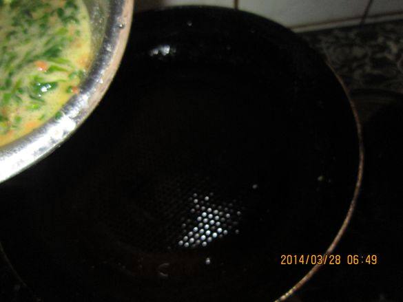 五彩芹菜叶饼步骤11