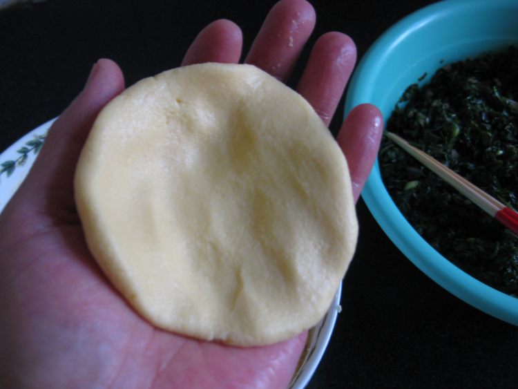 荠菜馅菜饽饽步骤6