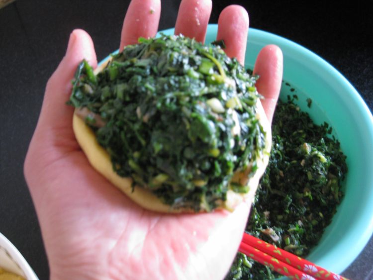 荠菜馅菜饽饽步骤7