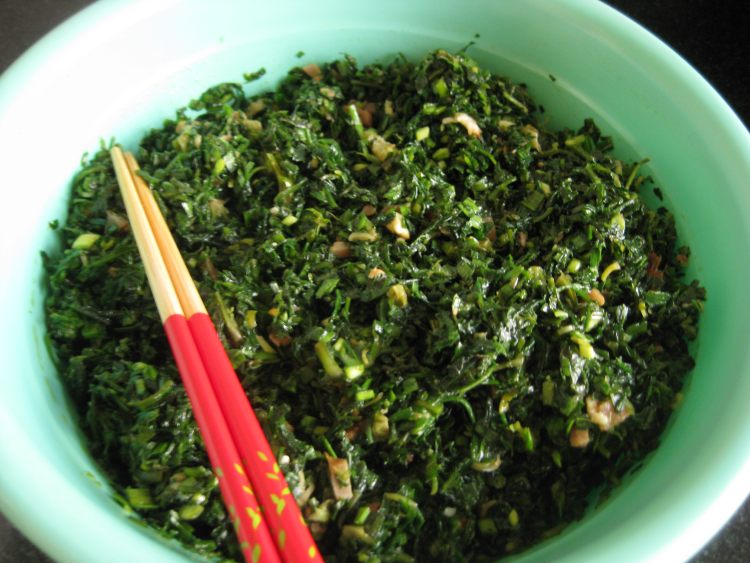 荠菜馅菜饽饽步骤4