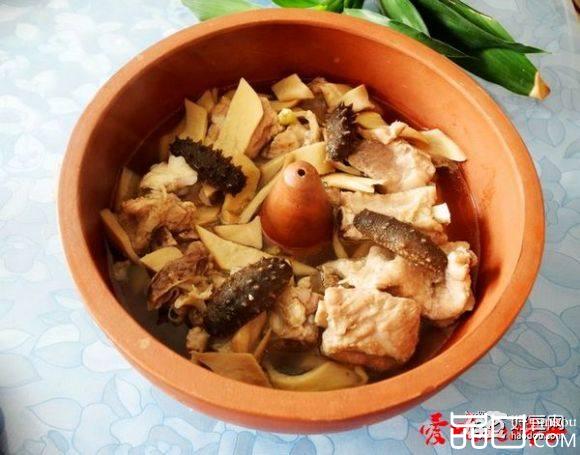 汽锅排骨海参——原汁
