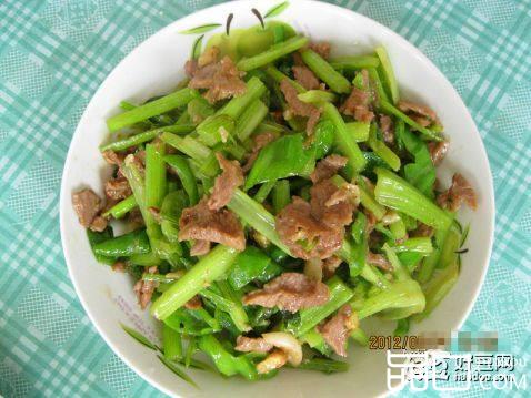芹菜炒瘦肉