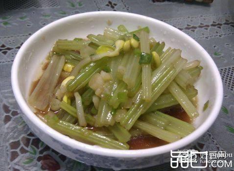 芹菜拌豆芽