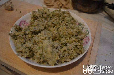 蒸槐花菜
