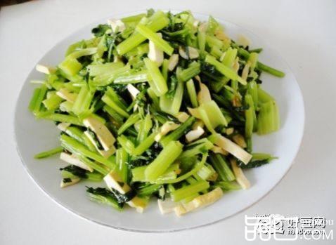 小芹菜炒豆干
