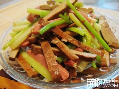 凉拌香干芹菜