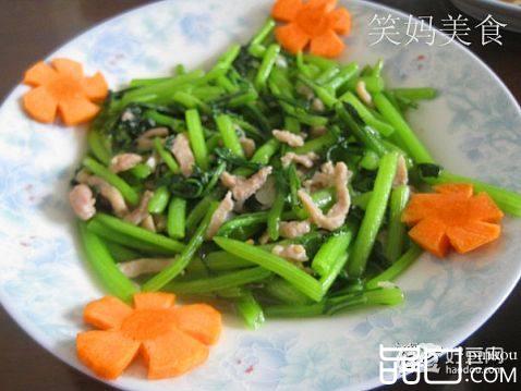 肉丝茼蒿