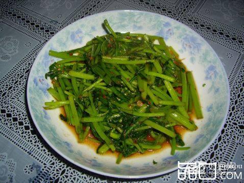 茼蒿炒肉丝