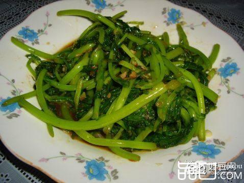 蒜蓉辣酱炒茼蒿