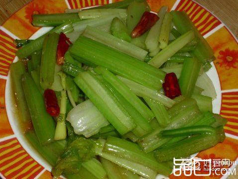 辣炒芹菜