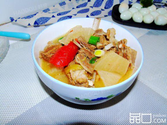 白萝卜炖羊排