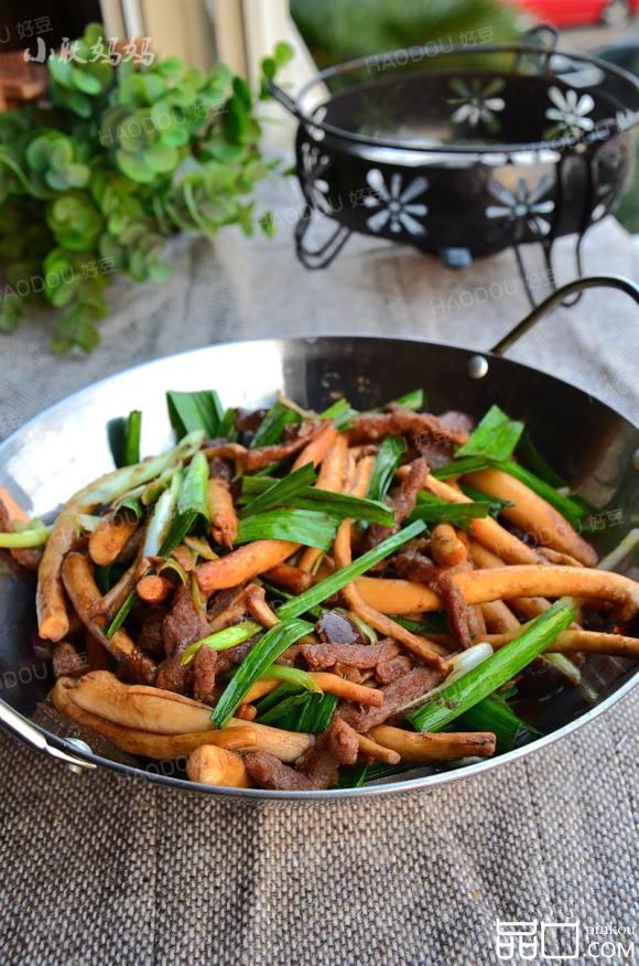 茶树菇牛柳