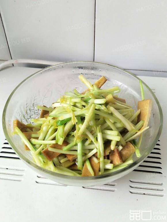 韭黄炒豆腐干